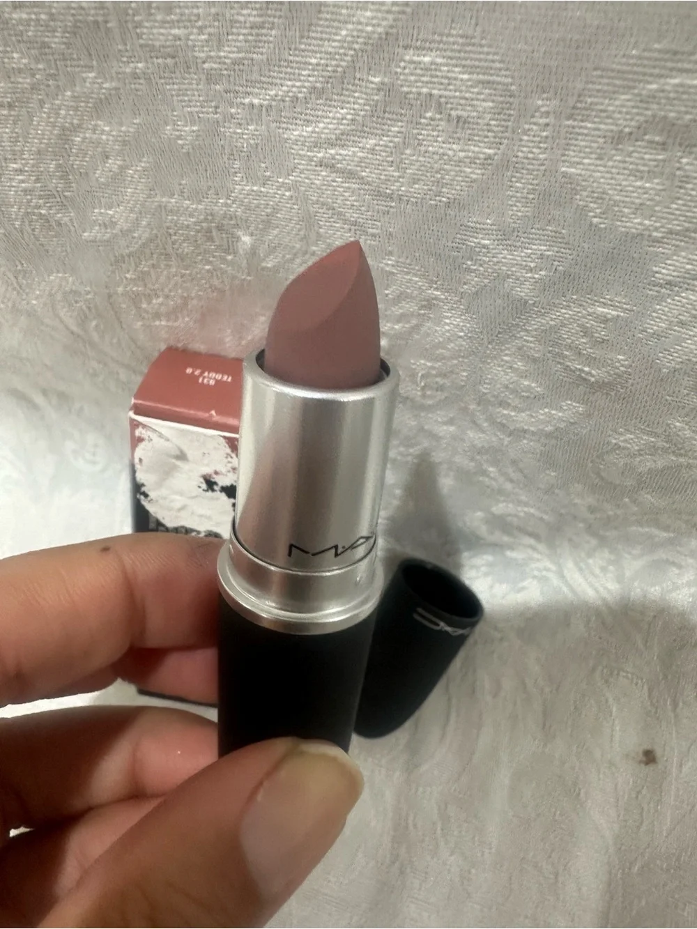 MAC Powder Kiss Lipstick Teddy 2.0 NIB